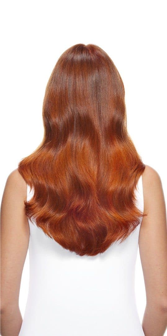 Dia Color — diep granaat, glad haar